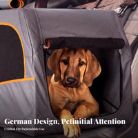 Foldable Fabric Pet Crate Portable Dog Kennel Water-Resistant Base for getaway
