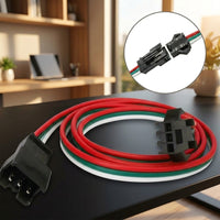 Extension Cable for Strip Lights and LED Strip, 3-Pin SM2.54 LED Extension Cable for DIY Lighting, 1 Male to 4 Female Splitter, 22AWG Nylon Wire