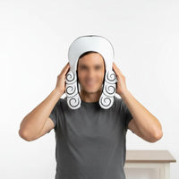 Spiral Hairpiece Headpiece Eye-Catching Cartoon Hairpiece Hat Reusable for Entertainers, Halloween, Stage Performance, Dress-up Party