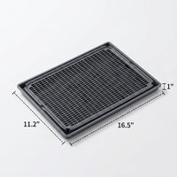 Cat Litter Mat, Double Layer Litter Trapper, Double-Layer Filtration for Indoor Cat, Anti-Slip Stickers Included, Kitten Supplies Mat