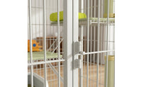 Separate Litter Box Entry Large Cat Villa Stable Structure Multi-Level Cat Enclosure Easy to Clean Pet Supplies