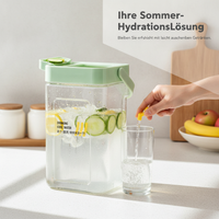 Refrigerator Cold Water Pitcher with Faucet, Large Capacity Beverage Dispenser for Home, High Temperature Resistant Juice Kettle
