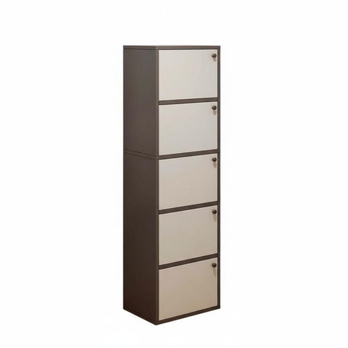 Narrow Footwear Storage Unit Space Saving Narrow Shoe Rack Multifunctional Entryway Cabinet for Apartment Dwellers, Families, Corner, Small Areas