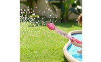 3 Pieces Water toy with Rotatable Nozzle 2-in-1 Pump Action Water Squirter Transparent Toy for Backyard Games, Seaside Fun