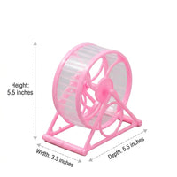 Hamster Wheel with Stand, PP Material Running Wheel for Hamster, Silent Hamster Exercise Wheel, Syrian Hamster Cage Accessory for Gerbils Mice