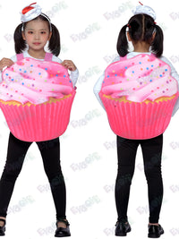Halloween Girl Kids School Stage Performance Cosplay Ice Cream Costume