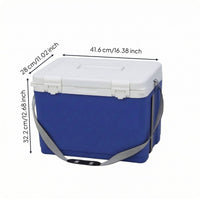 Insulated Container with Ice Firm-Sided-Sided Insulated Transport Container Rigid Ice Chest for Immunization Carry