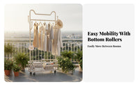 Freestanding Coat Tree Sturdy Construction Mobile Branch-Hook Rack for Entryway