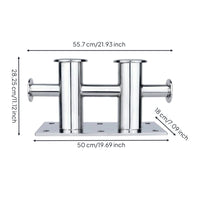 Double-Cross Bollard Heavy Duty Marine Hardware for Dock, Harbor