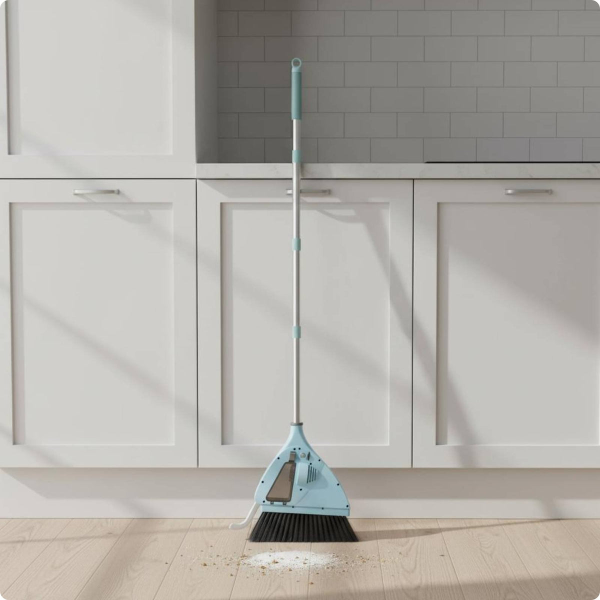 3 in 1 Vacuum Broom Easy to Use Floor Cleaner Lightweight for Hard Floors