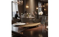 Serving Dish Stainless Steel Tray Rust-Resistant Fish-Shaped Food Plate for Buffet, KTV, Club
