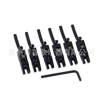 High-Quality Guitar Bridge Saddle Set (Zinc Alloy)