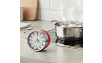 No Batteries Required Stainless Steel Egg-Cooking Timer Timer Battery-Battery-Less Kitchen Timer Loud Alarm Time Management Tool Easy to Use for Baking
