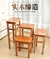 木凳子家用实木板凳矮凳简约卧室梳妆台宿舍书桌凳儿童家用小木凳