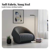 Convertable Armchair Bed Nordic and Design Fold-Deployable Armchair Bed 2-in-1 Function Easy to Assemble for Students