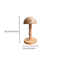 Hat Display Stand Wooden Hat Stand Detachable for Bedroom, Retailers, Collectors