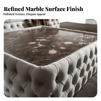 2 Pieces Oval and Round Nesting Tables Italian-Inspired aesthetic Coffee Table Set Modern Minimalist Household Furniture for Apartment Dwellers, Bedroom