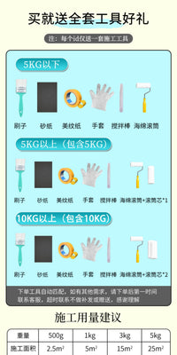 Water-Based Wood Paint Furniture Refinishing Home Self-Brushing Coating Cabinet Old Wood Door Wood Color Change Clear Paint Special Paint
