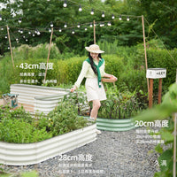 种菜箱金属种植箱铝合金花箱一米菜园阳台庭院楼顶户外花盆