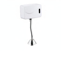 Water-Saving Sensor Urinal Flush Valve Hygienic Automatic Urinal Flusher IP56 Waterproof Touchless Flush Valve Intelligent Deodorization for School, Restaurant
