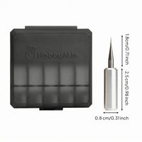 Tungsten Steel Pen Storage Box Panel Line Scriber Compact Case Panel Line Scribing Tool for Model Makers