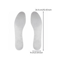 Stainless Steel Insole Long-Lasting Puncture-Resistant Insole Steel Shoe Insert Non Deforming Foot Protection Light Gray