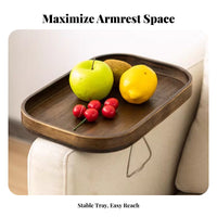 attachon Armrest Tray Foldable attachon Couch holder Space-Saving for Small Spaces