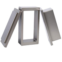 2x4in Rosin Press Pre-Press Mold Plate, Pure Aluminum