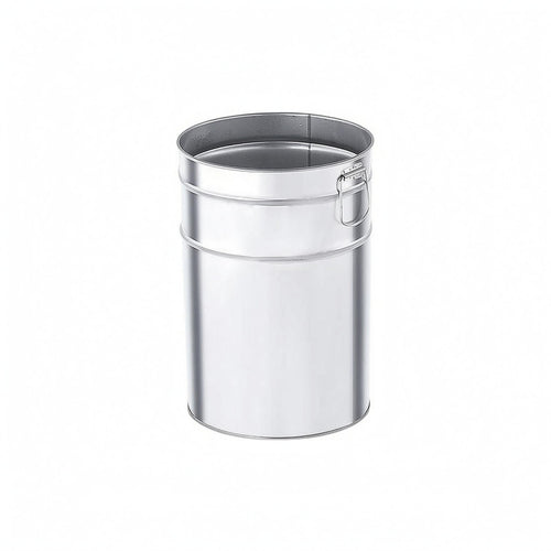 Galvanized Trash Can Insert Polished Finish Metal Trash Can Liner Rust Resistant