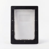 Dog Door Cat Flap with Hinged Door Cat Door Pet Flap Screen Insert Panel with Rounded Corners and Sturdy Construction Suitable for Pet Owners Home Entrances