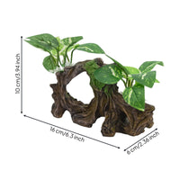 4 Pieces Driftwood Decor Multi-Use Aquarium Plant Set Aquarium Driftwood