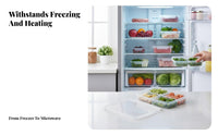 Stackable Food Portion Box Reusable Refrigerator container complimentary for Office Workers