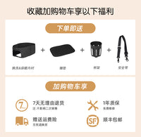 BebeRoad T6中型宠物推车轻便可折叠狗狗手推猫犬外出车包可分离 T6蓝色（欧洲版）-可拆大提篮