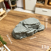Dollhouse娃娃屋微缩玩具场景微型过家家仿真石头道具场景摆件