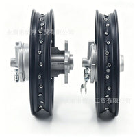 Two-Wheel Off-Road Motorcycle CRF50 Electric Wheel Hub Iron Ring 1.40x10 Inch Front and Rear Steel Rim