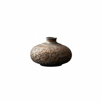 Ceramic Mini Vase, Rustic Desktop Flower Holder, Modern Decor