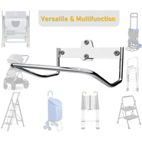Stainless Steel Ladder Wall Mount Bracket for Garage and Garden