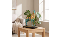 Horse Statue Embossed Horse Statue with Base Antique-Inspired for Art Collectors