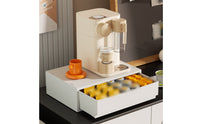 Coffee Storage Box Countertop Coffee Drawer Organizer Space Saving