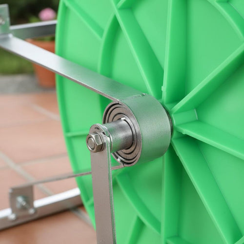 Manual Hose Reel Portable Hose Winding Stand Easy Setup
