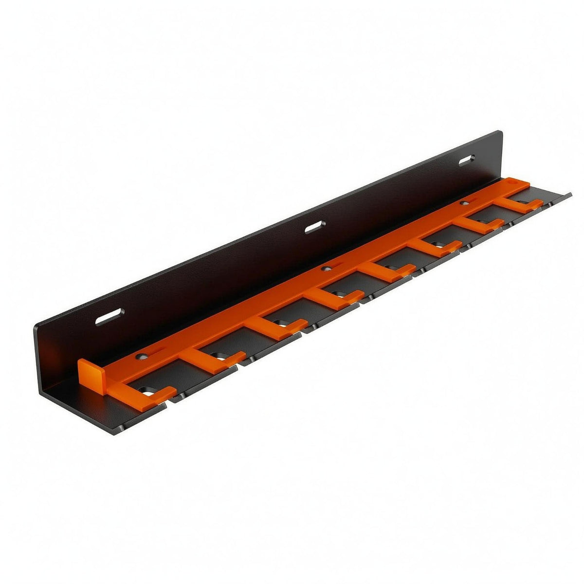 8 Slots Wall Mounted Pneumatic Tool Rack Pneumatic Tool Rack Space Saving for Mechanics, Home Improvement Enthusiasts, Workshop