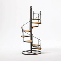 Spiral Plant Stand Tiered Plant Stand with Bird Finial Floor-Standing for Corner