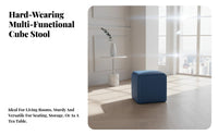 5-in-1 Cube Ottoman Easy to Move Stackable Seating Comfortable padding