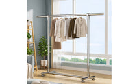 Stainless Steel Clothes Drying Rack Foldable Folding Clothes Drying Rack Telescopic Freestanding for Balcony, Bedroom