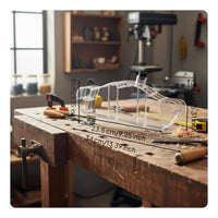 Transparent Protection Hood Long-Lasting Acrylic for Woodworkers