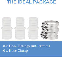 Pool Hose Adapter for Pangea Tech - Swimming Pool Hose Adapter Nozzle Adapter 32mm