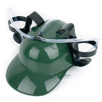 Novelty Beer Hat with Straws for Parties and Cosplay