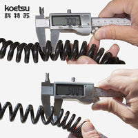 KOETSU 7mm Paddle Board Leash with Stretchable Rope for Surfing