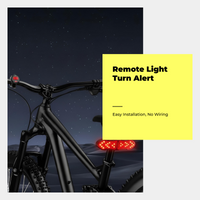 Waterproof LED bike turn signal remote