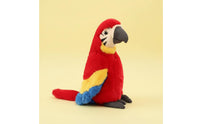 Birthday Gift Parrot Stuffed Toy Soft and Cute Stuffed Parrot Doll PP Cotton Filled for Playroom